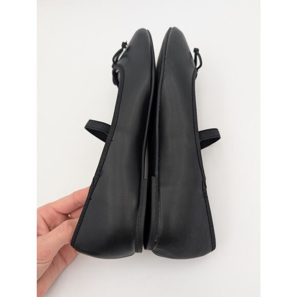 Reaction Kenneth Cole Copy Tap Ballet Flat Women's Black Size US9.5 EU40.5 - Picture 7 of 12